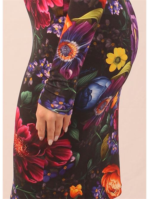 tight jersey dress with open back Laboratorio Capri | GALENAALLOVERBLACK